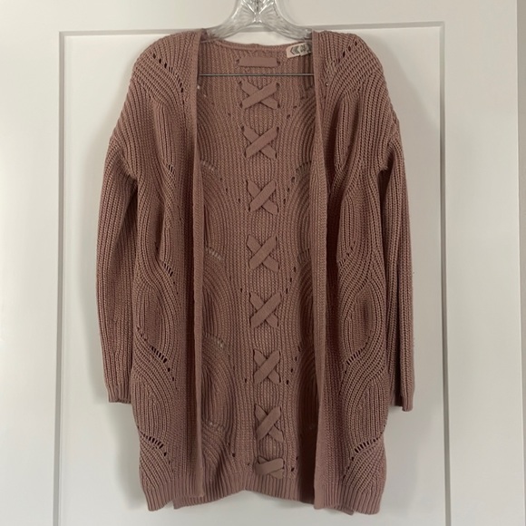 Pink Rose Sweaters - Pink Rose Blush Cardigan